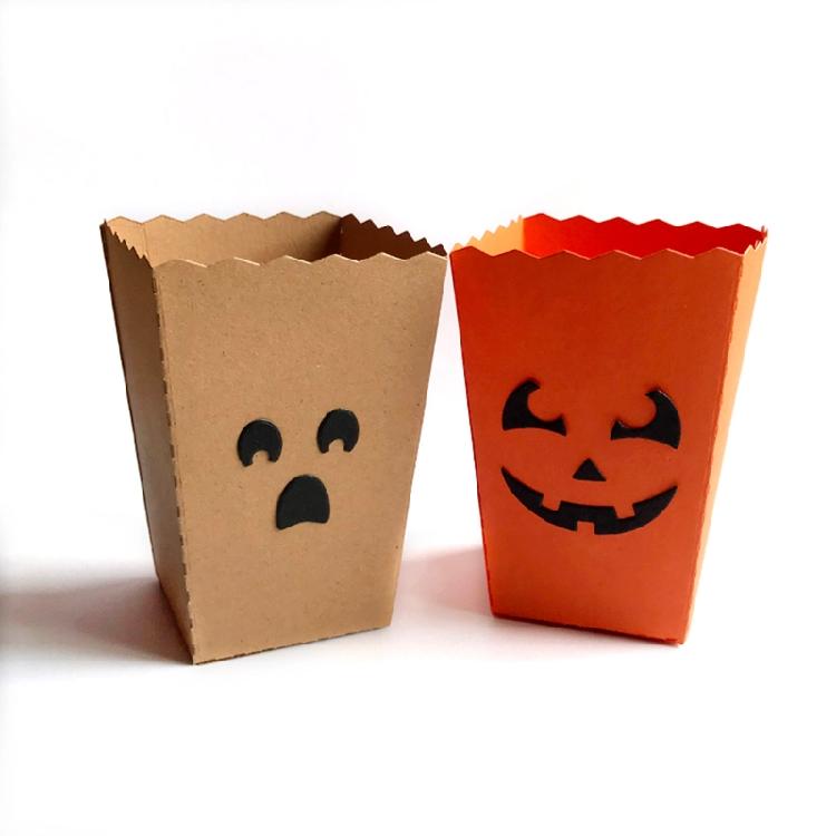 Halloween Popcorn Box Cutting Dies DIY Stamps Crafts Scrapbooking Photo Album