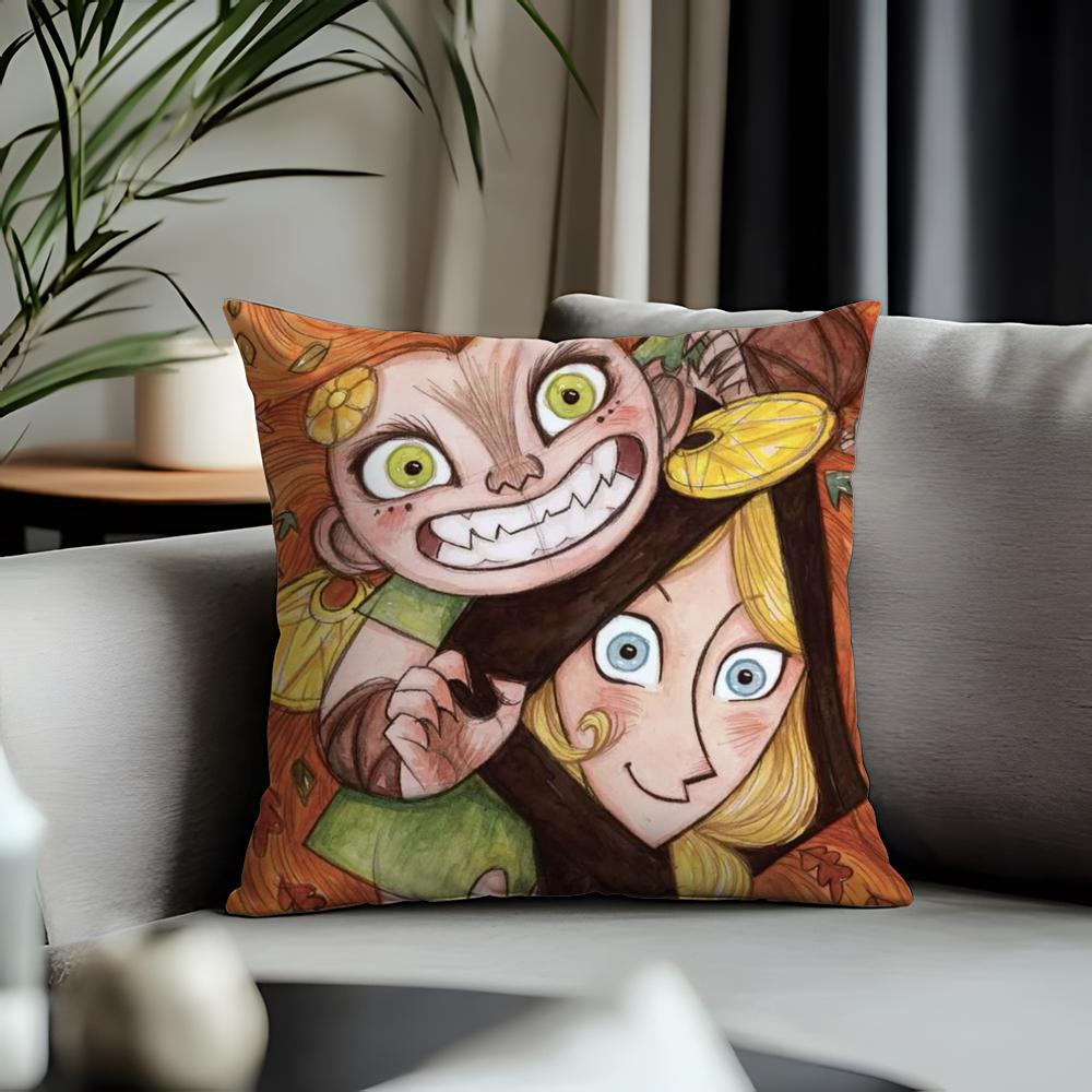 Trending Wwolfwalkersied Cushion Cover Antidustmite Pillowcase Invisible Zipper Silky Short Plush Sofa Cushion Cover