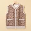 Hengyuanxiang Women's Fleece-Lined Winter Vest for Seniors