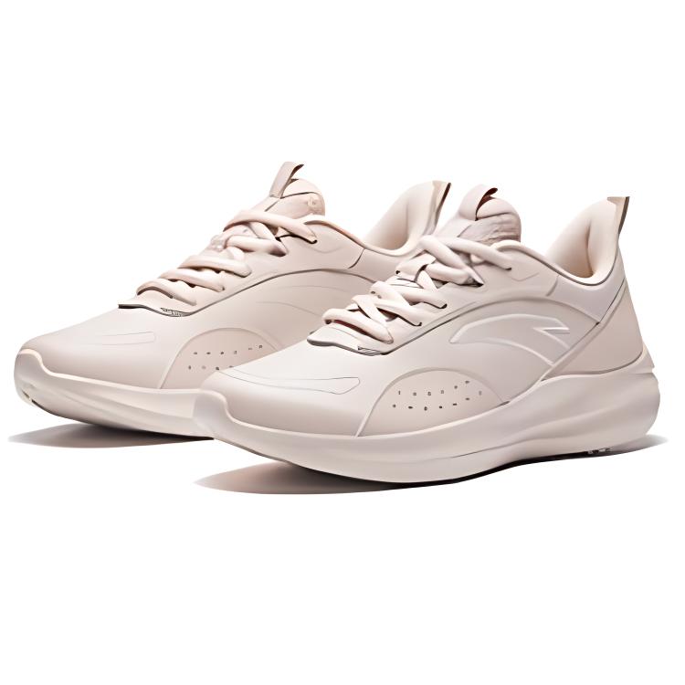 New Anta Shock Absorbers Slip Resistant Abrasion Resistant Low Top Running Shoes Women's Lotus Gray 922345512-8