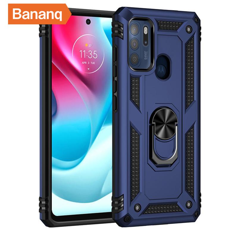 Bananq Ringständer Hülle Für Motorola G14 G54 G22 G31 G41 G51 G71 G9 Play G Stylus Edge 30 Pro E6s E6i E7 Plus E7i Power E32 Hülle