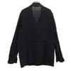 Unused Nano LIBRARY Linen Blend Military Jacket L Black Men's Used