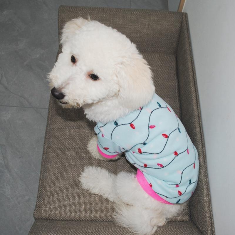 Pet Kočky Psi Podzim Zima Klasická vánoční fleecová bunda