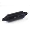 Universal E85 Performance Aluminum Fuel Filter High FLOW 100 Micron Cleanable AN6 AN8 AN10 9MM Adaptor Fittings