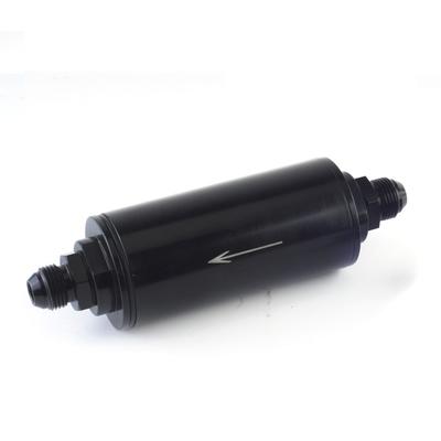 Universal E85 Performance Aluminum Fuel Filter High FLOW 100 Micron Cleanable AN6 AN8 AN10 9MM Adaptor Fittings