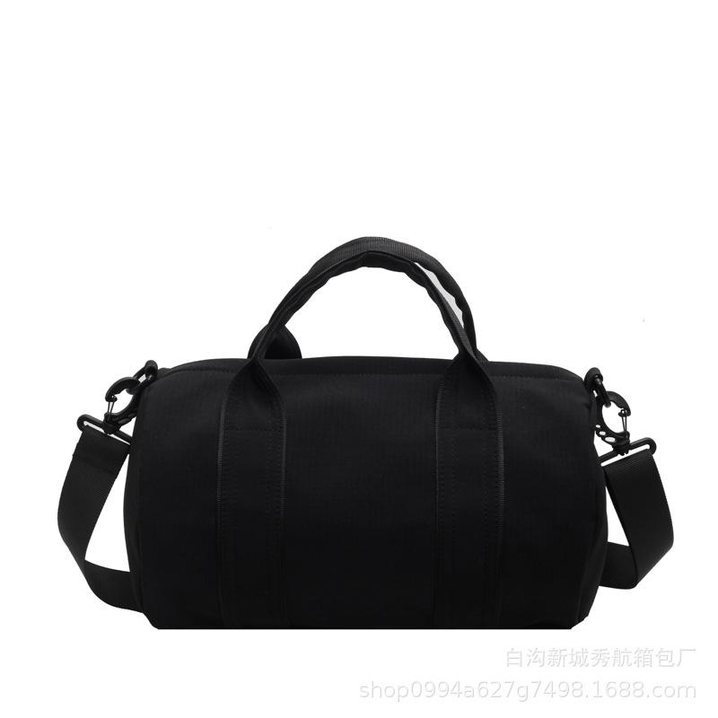 

Нишевая нейлоновая сумка-ведро простая 2025 новая повседневная на плечо сумка-мессенджер универсальная ручная сумка чёрный