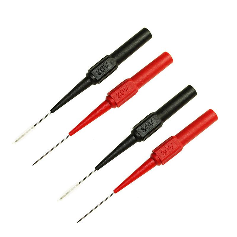 Diagnostic Tools Multimeter Test Lead Extention Back Piercing Needle Tip Probes
