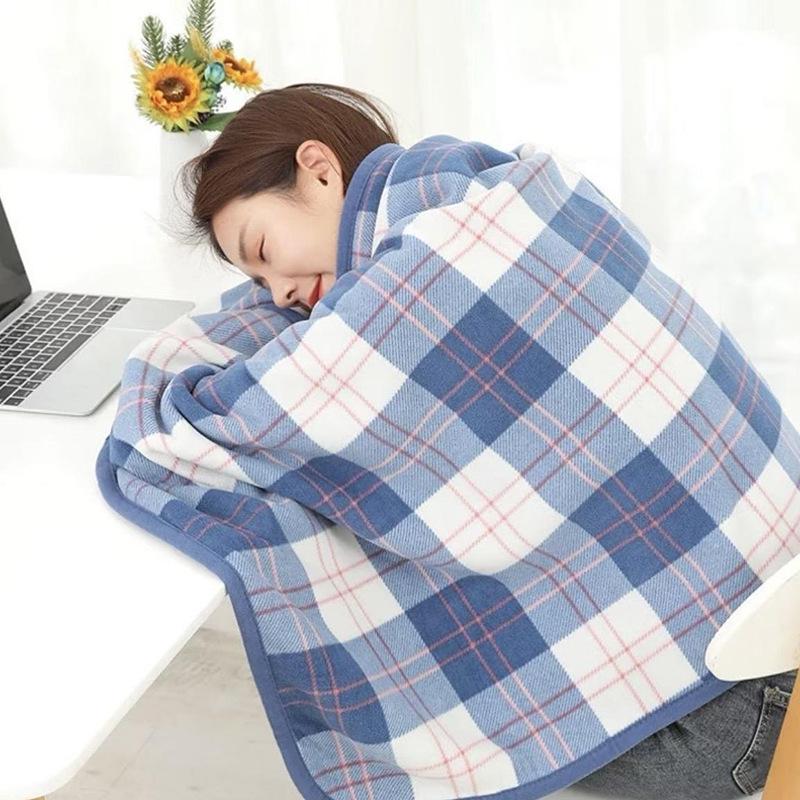 Multifunctional Shawl & Blanket: Dual-Purpose Leg Cover, Office Cloak, Sofa Throw