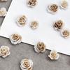 50Pcs Camellia Nail Charms 3D Flower Design Nail Charm Tips for Women Nail Jewelry Salon DIY Nail Accessories Decoration