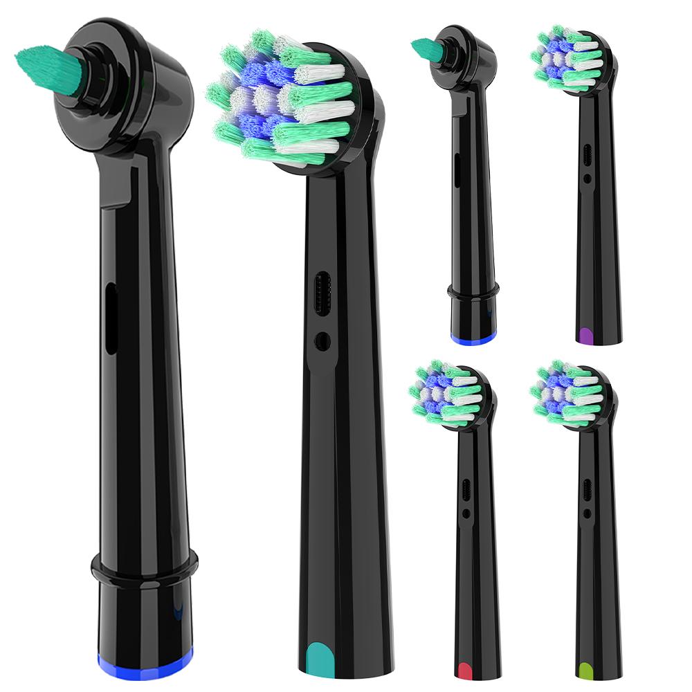 

Replacement Cross Action Brush Heads Compatible with Oral B Electric Toothbrush, Interdental Toothbrushes Head for 1000/6000/650
