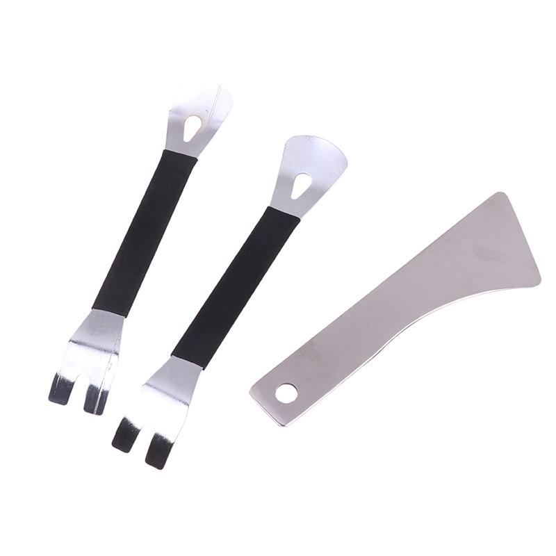 Strumento per la rimozione delle finiture dell'auto, leva di rimozione delle finiture a due estremità, cacciavite di fissaggio