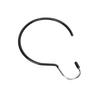 5pcs Hook Multipurpose Spa Beauty Salon Wardrobe Closet Hanging Hook for Bathrobe Scarf BeltBlack