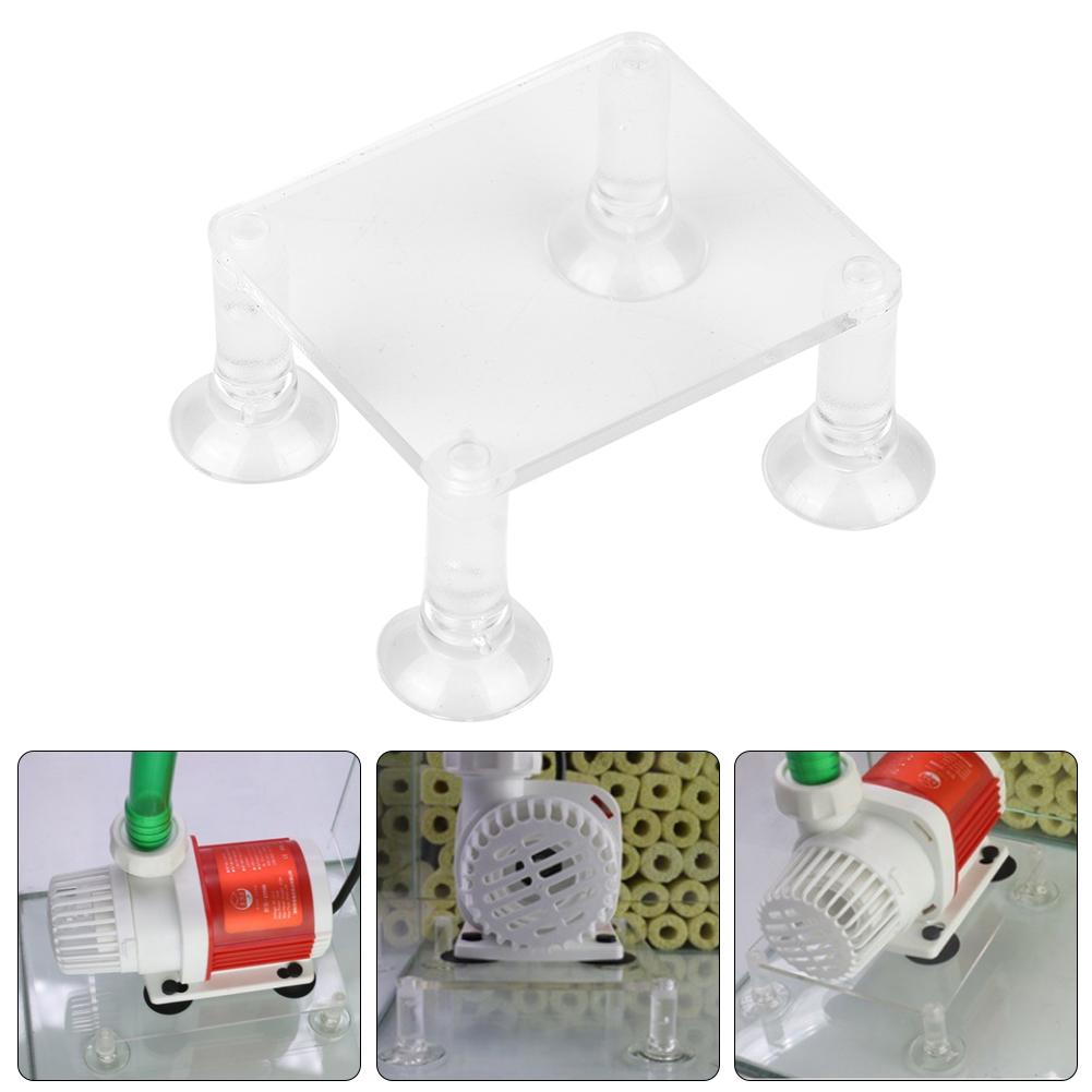 Fish Tank Acrylic Submersible Pump Bracket Aquarium Upper Drip Bottom Filter Pumps Uplift Rack