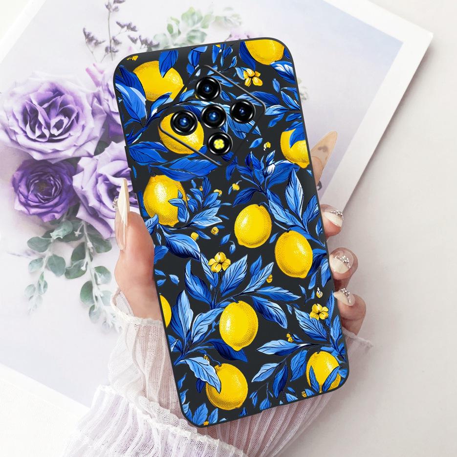 For Infinix Zero 8 Case X687 Stylish Flowers Butterfly Painted Cover Soft Slim Phone Case For Infinix Zero 8i Zero8 i X687B Bags