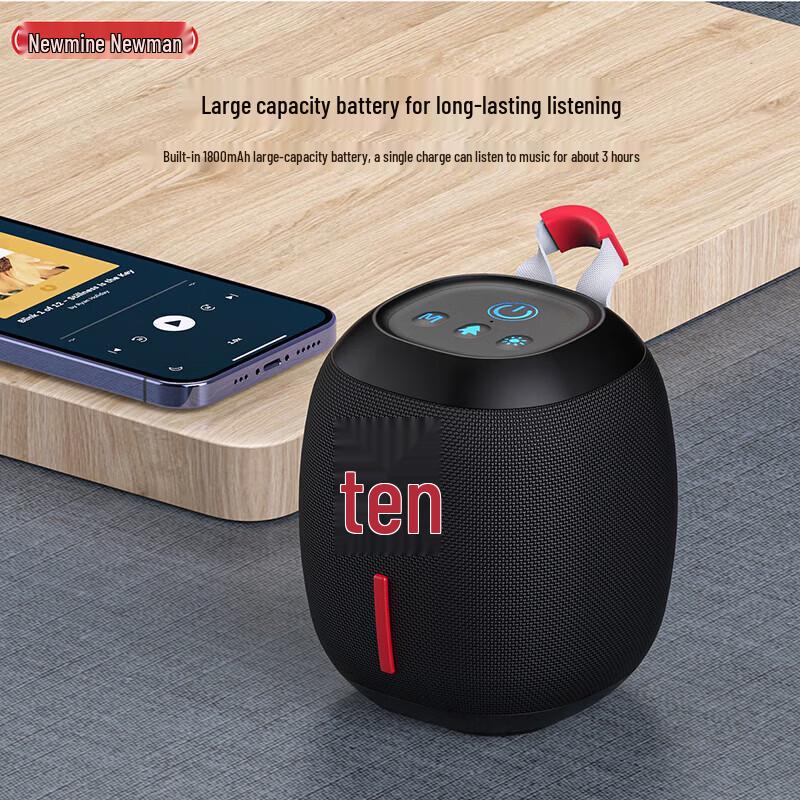 Newmine BT86 Portable Wireless Bluetooth Speaker CN plug (adapter included)