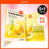 Goodal [Blemish Tone Up] Goodal Green Tangerine Vita C Blemish Care Serum Mask Alpha 5 Sheets Plan  +1 Sheet 