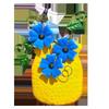1Pcs Handmade Painted Iron Vases Wall Decorations Vase Arrangement Home Decor Ornaments Garden Decor Balcony Decors Villa Decors