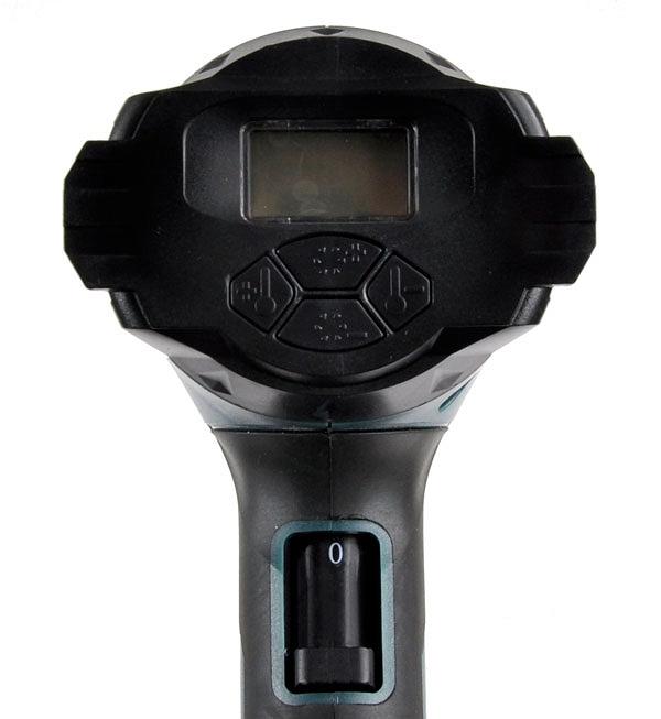 2000W Plastic Heat Gun with LCD Display and Nozzles