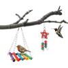 Hanging Toy for Bird Bright Colors Cotton Rope Nail Trimming Small and Medium-Sized Birds 7Pcs/Set