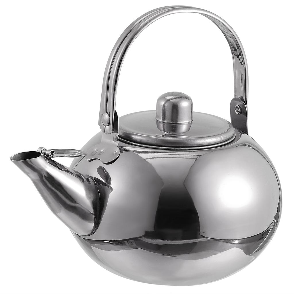 Stainless Steel Teapot Portable Thicken Tea Kettle Large Capacity Water Kettle For Home Use With Strainer Lightweight