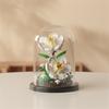 MOC Eternal Bouquet Micro Building Blocks Flower Model DIY Home Desk Plant Decoration Assemble Brick Toys For Children Gift