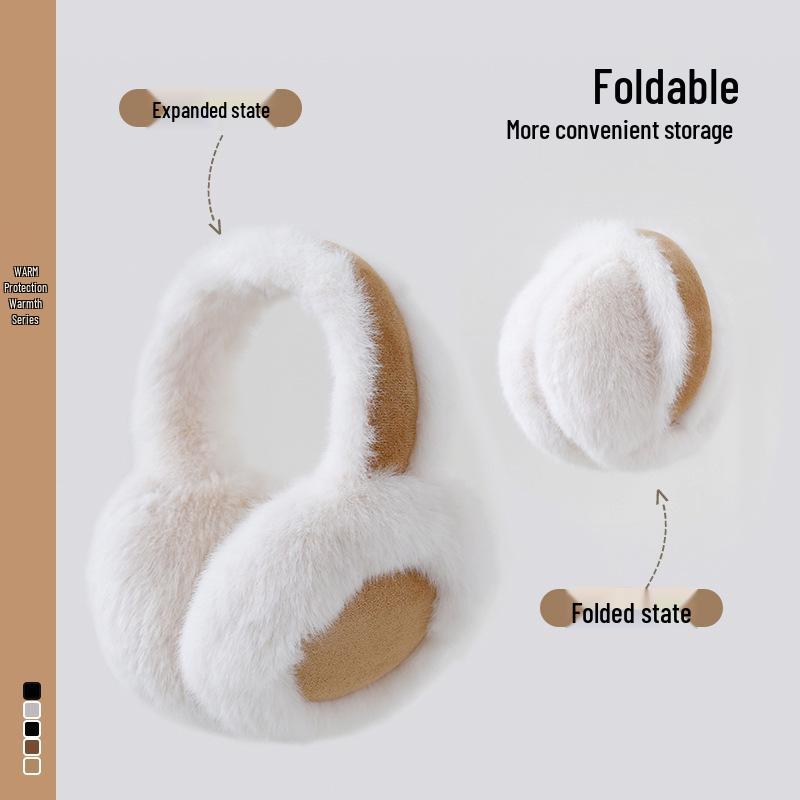 Earmuffs: Unisex Winter Plush Ear Warmers for Outdoor Cycling