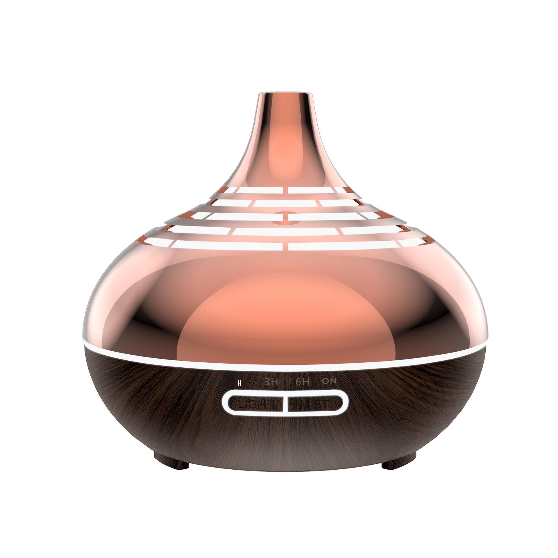 Wood Grain Ultrasonic Aroma Diffuser and Humidifier for Home & Office British Standard