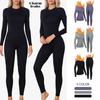 Nahtlose Thermo-Unterwäsche für Damen, lange Unterhosen, Thermoanzug, dehnbares Ski-Basisschicht-Set