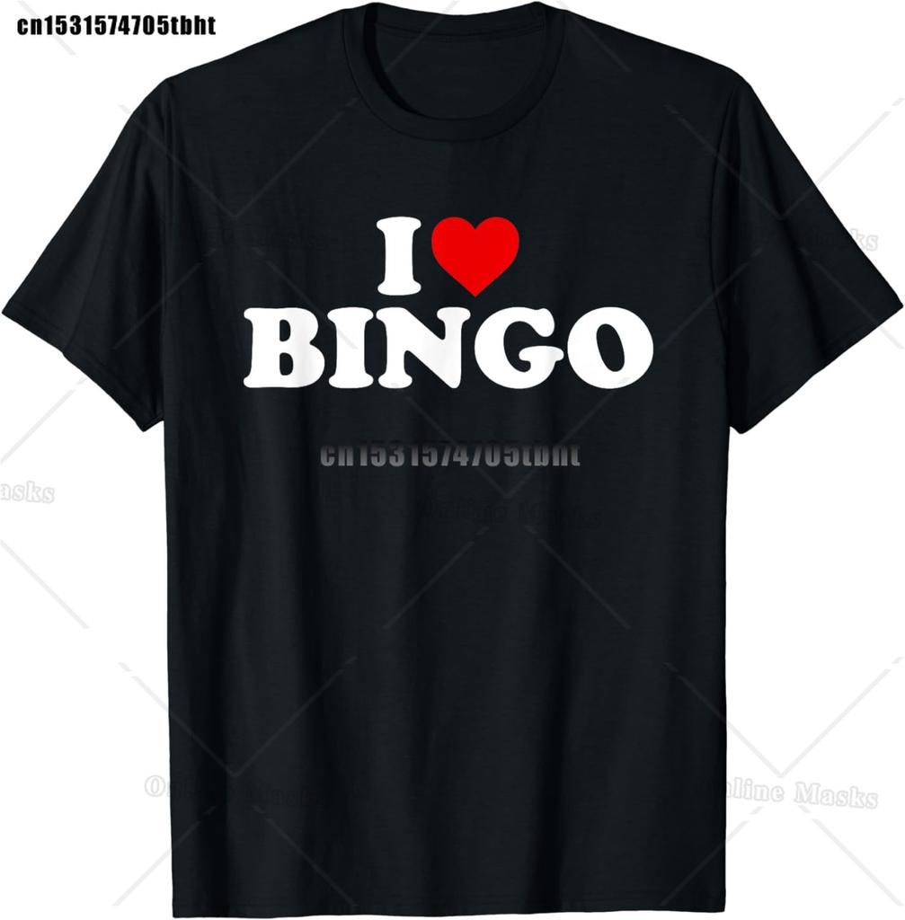 Crazy Bingo Lady Shirt Funny Lucky Bingo Shirt Player Hobby Gambling Bingo Queen TShirt Fashion Street Cotton Tops Tees