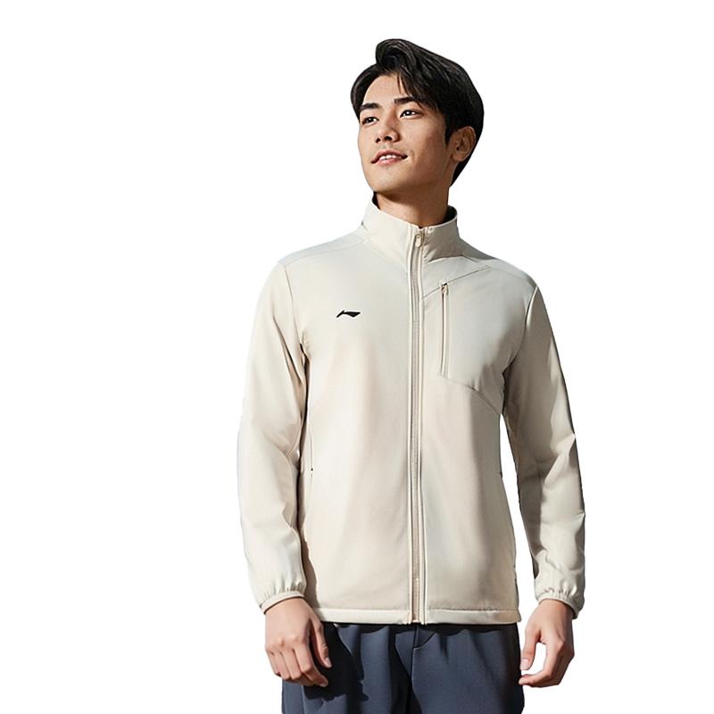 Li Ning Casual Sports Fitness Warm Zip Jacket Unisex jackets AJDU032-1