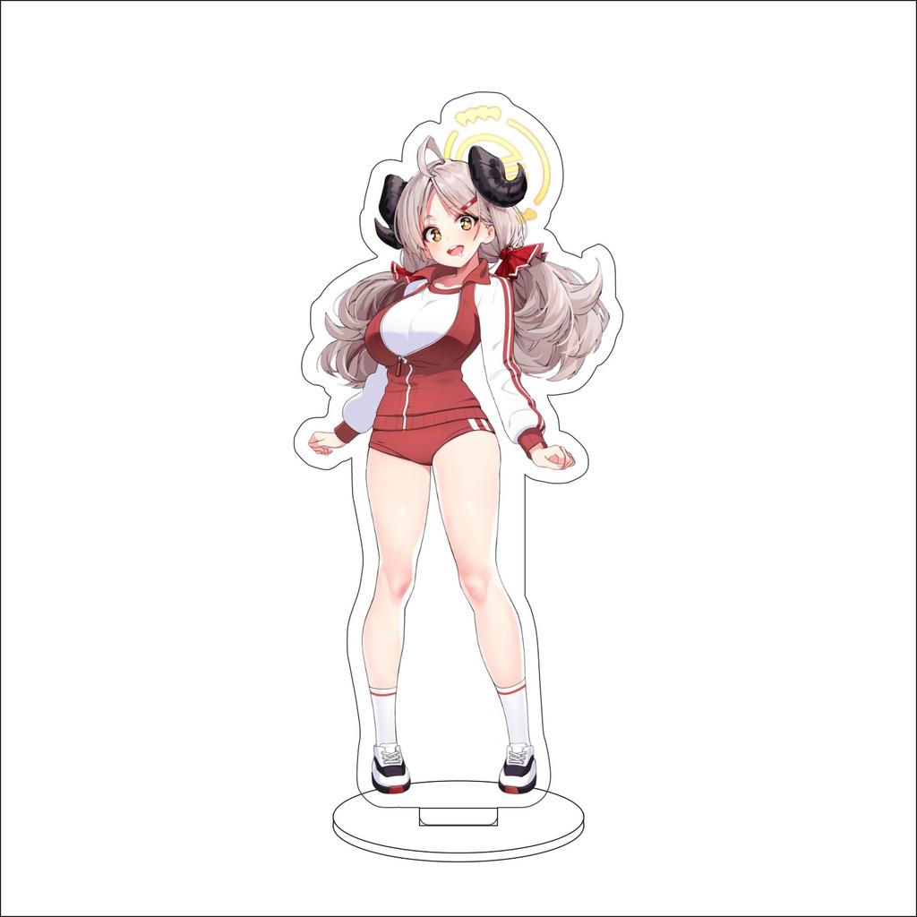 16CM Anime Blue Archive The Animation Cosplay Ornaments Takanashi Hoshino  Acrylic Stand Figure Stand Halloween Gifts