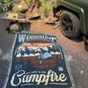 Vintage Camping Blanket With Mountain Landscape Wanderlust Woven Tapestry Throw Boho Outdoor Picnic Rug Campfire Decor For Rv
