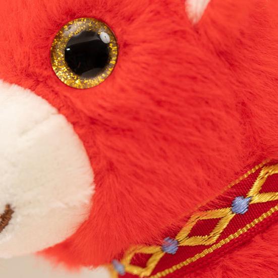 Horse Plush Doll Keychain Year of The Horse Zodiac Ornament Hanging Plushie for Car Bag Chinese New Year Gift Auspicious Symbol Blessings