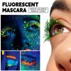UV-reaktive Glow-in-the-Dark-Mascara Elektrische Farben für Rave-Partys, Festivals und Themenveranstaltungen Schweißfeste Formel