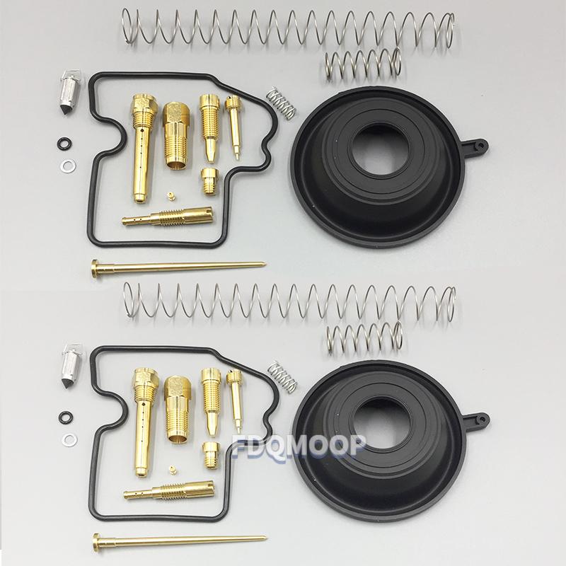 For Kawasaki Prairie 650 KVF650 02-03 Motorcycle Carburetor Repair Kit Diaphragm 2 sets