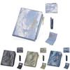 Fashion Short Wallet With Ink Wash Style And Antitheft Protection For Women