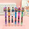 Anime KPop Retractable Gel Pen Cute Patch Click Pen Creative Student Stationery Office Writing Supplies Gift for Kids Fans 0.5mm