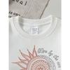 Girls' Long-Sleeve Casual Crewneck Sweatshirt | 2026 New, Composite Fabric with Slight Stretch, Random Print, Crew Neck