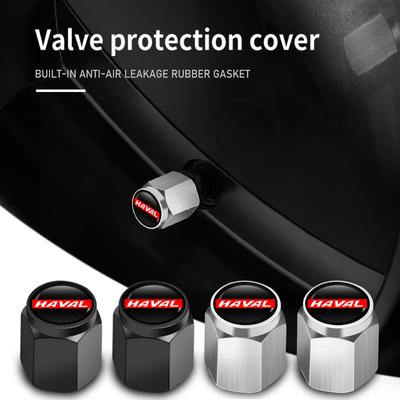 5PCS Car Tire Valve Caps Theftproof Aluminum Wheel Tyre Stem For Haval Great Wall F7 H6 H1 H2 H3 H4 H5 H7 H8 H9 M4 M6 F5 F9 Stem Caps1