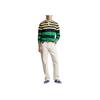 Polo Ralph Lauren Color Block Striped Logo Embroidered Long Sleeve Polo Shirt Men Tops Multicolor MNPOKNI16823426-700