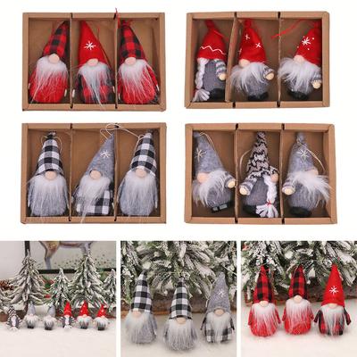 Gnomes Christmas Faceless Doll Christmas Decorations For Home Xmas Tree Pendants Ornaments Noel Deco Navidad Natal New Year 2025