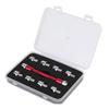 Professional Motorcycle Spoke Wrench Set for Adjusting Spokes from 5.0mm to 6.8mm Metal Construction with Storage Case