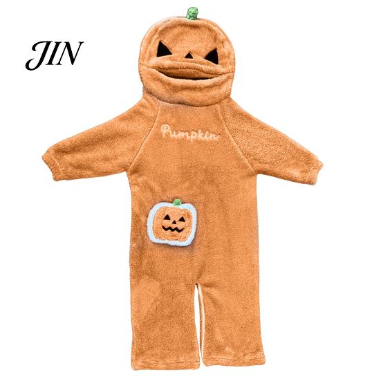 Plīša vienas daļas pidžama Hallowīna ķirbis