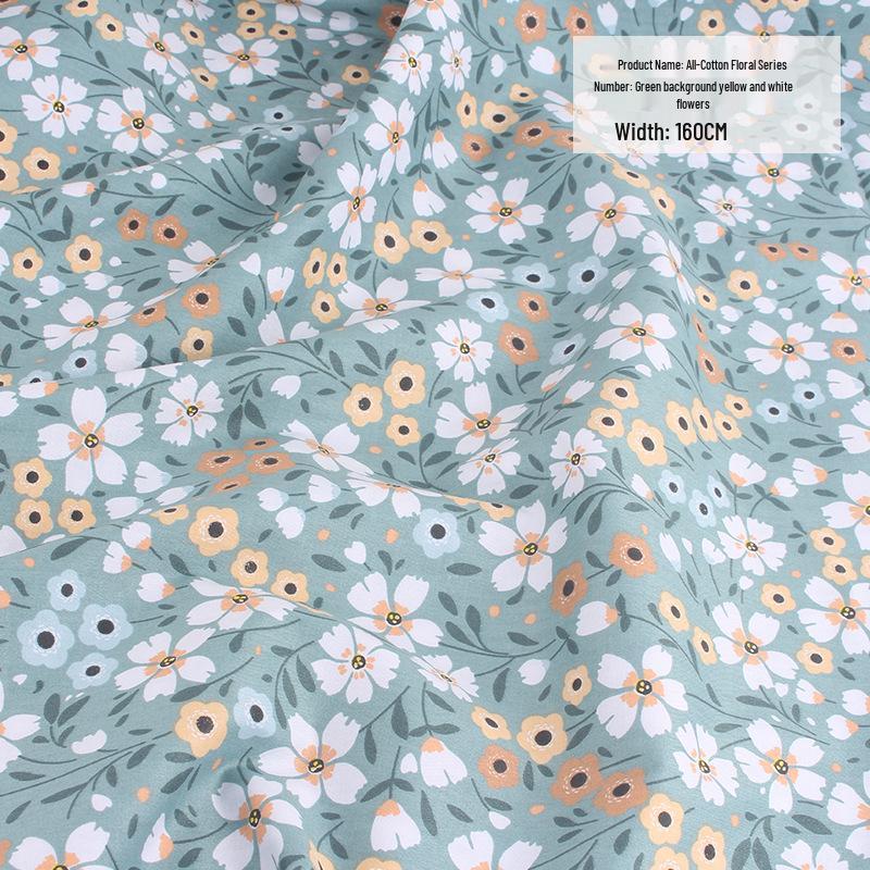 Strictly Selected Floral Print Cotton Twill Fabric for Baby Dress & Kids' Bedding