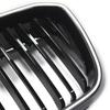Double Slat Black Front Kidney Grill Grille Fit BMW IX3 G08 LCI 2022-2024