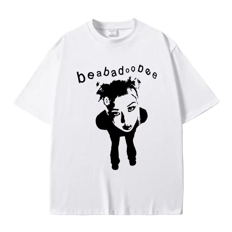 Singer Beabadoobee Graphic Print Tshirt Unisex Women Fashion Cotton Oversized Tshirt Unisex Casual Y2k Style Short Sleeve T Shirts