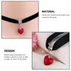 Necklace Crystal Girl Chain Pendant Party Fashion Clavicle Neck Jewelry Adjustable Stylish Wedding Sister Gift Choker