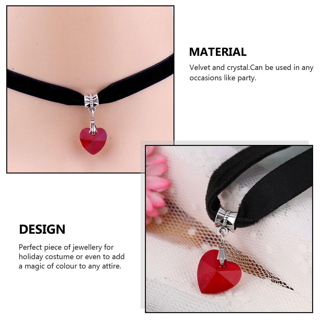 Necklace Crystal Girl Chain Pendant Party Fashion Clavicle Neck Jewelry Adjustable Stylish Wedding Sister Gift Choker