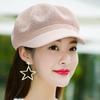 Lightweight Womens Summer Beret Hat - Breathable Mesh, Adjustable, Sunshade, Pointed Top, Solid Color, Full Splice, Inelastic, Perfect for Outdoor