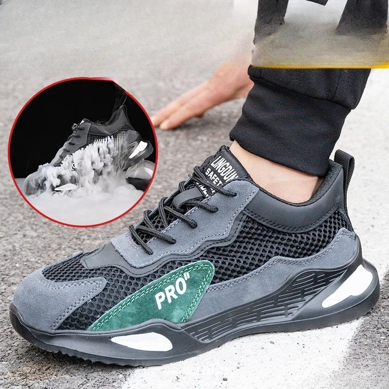 Labor Insurance Shoes Are Smash-proof and Puncture-proof, Steel Baotou Breathable Safety Shoes, Labor Insurance Shoes for Men